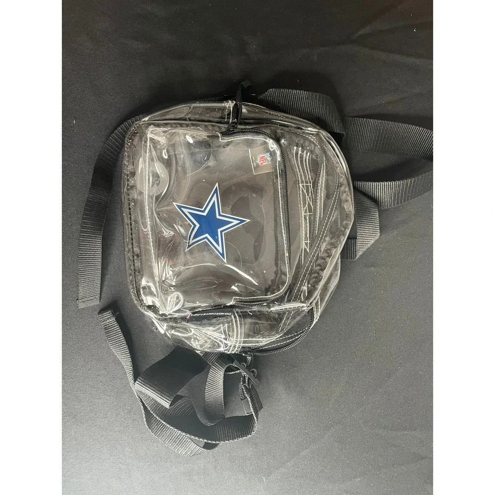 Dallas Cowboys Clear Stadium Backpack NFL Northwest Transparent Bag Star Logo